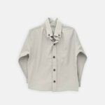 پیراهن آستین بلند پسرانه خال برجسته | 7 رنگ متنوع سایز 6 ماه تا 15 سال