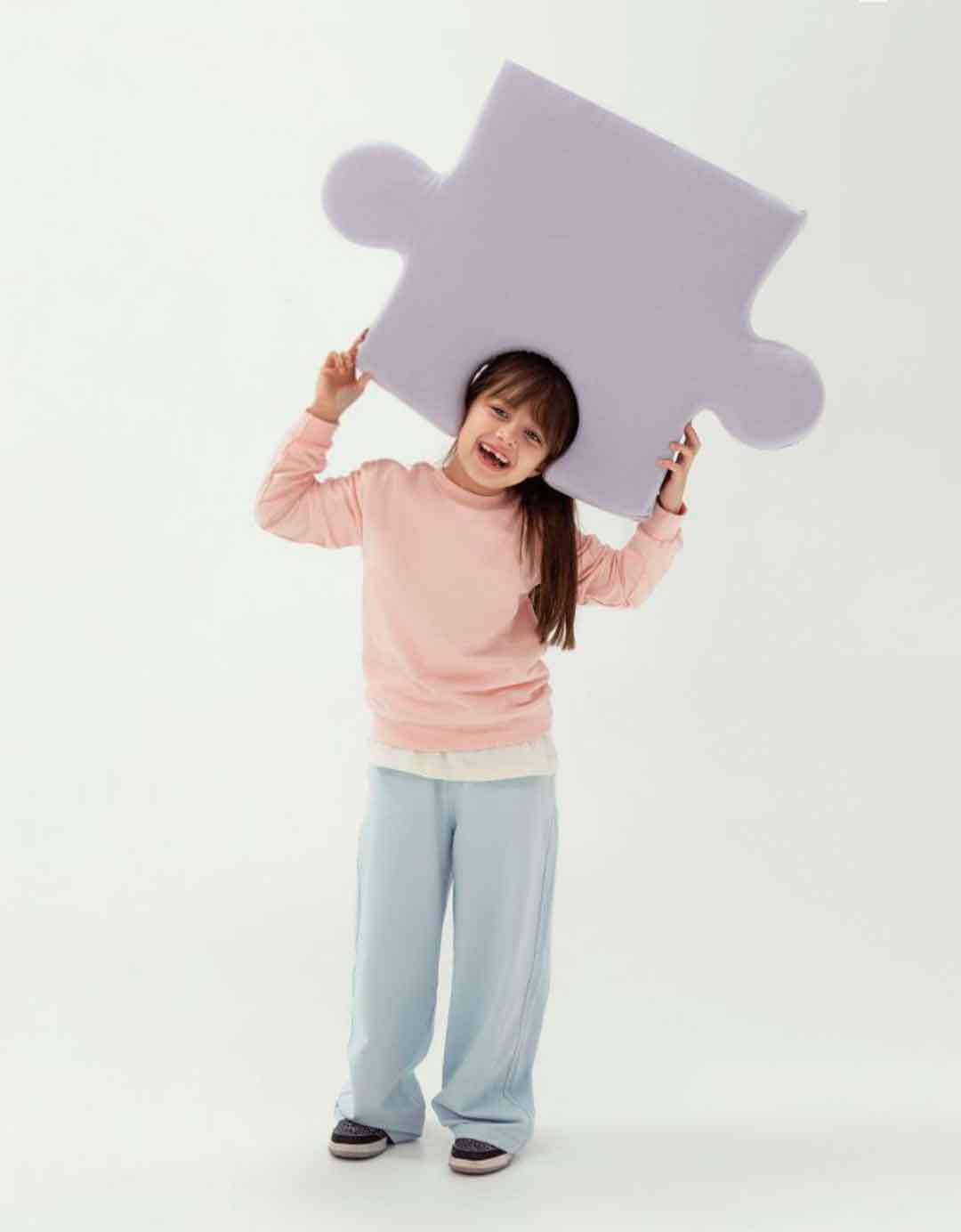 شلوار بگ بیسیک دخترانه 313 | کودک و نوجوان