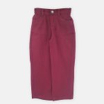 شلوار کتان بگ دخترانه رنگ زرشکی برند 313 لباس بچه گانه