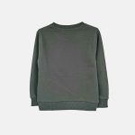 بلوز دورس آستین بلند پسرانه طرح خرس رنگ قرمز و ذغالی – نمای پشت مناسب ۱ تا ۱۵ سال