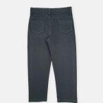 شلوار کتان راسته رنگ مشکی برند 313 لباس بچه گانه نمای پشت