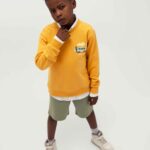 بلوز آستین بلند دورس سیدال نمای رو به رو برند 313 لباس بچه گانه