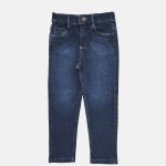 شلوار جین راسته پسرانه آراد رنگ آبی پر برند 313 پوشاک بچه گانه لباس بچه گانه