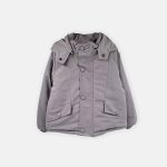 کاپشن پسرانه هیرمان رنگ کرم برند 313 لباس بچگانه