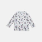 ست راحتی دخترانه طرح فیل و پروانه 313 | کودک و نوجوان