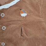 سرهمی گنجشک برند 313 لباس بچه گانه گلدوزی