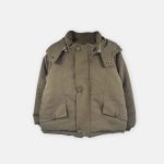 کاپشن پسرانه هیرمان رنگ سبز برند 313 لباس بچگانه