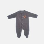 سرهمی نوزادی مخمل سنجاب 313 رنگ طوسی