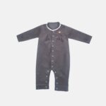 سرهمی گنجشک برند 313 لباس بچه گانه رنگ طوسی