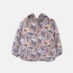 کاپشن چاپ‌ دار دخترانه آراکو رنگ کرم برند 313 لباس بچه گانه