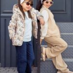 کاپشن چاپ‌ دار دخترانه آراکو 313 لباس بچه گانه