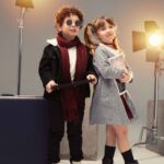 پالتو پشمی دخترانه لادن برند 313 لباس بچه گانه ست