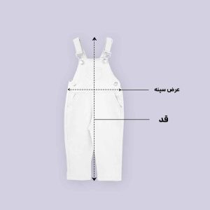 راهنمای سایز بندی بیلر کتان دخترانه برند 313 لباس بچه گانه