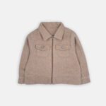 کت پشمی پسرانه آروین 313 |کودک و نوجوان لباس بچه گانه نمای رو به رو رنک کرم