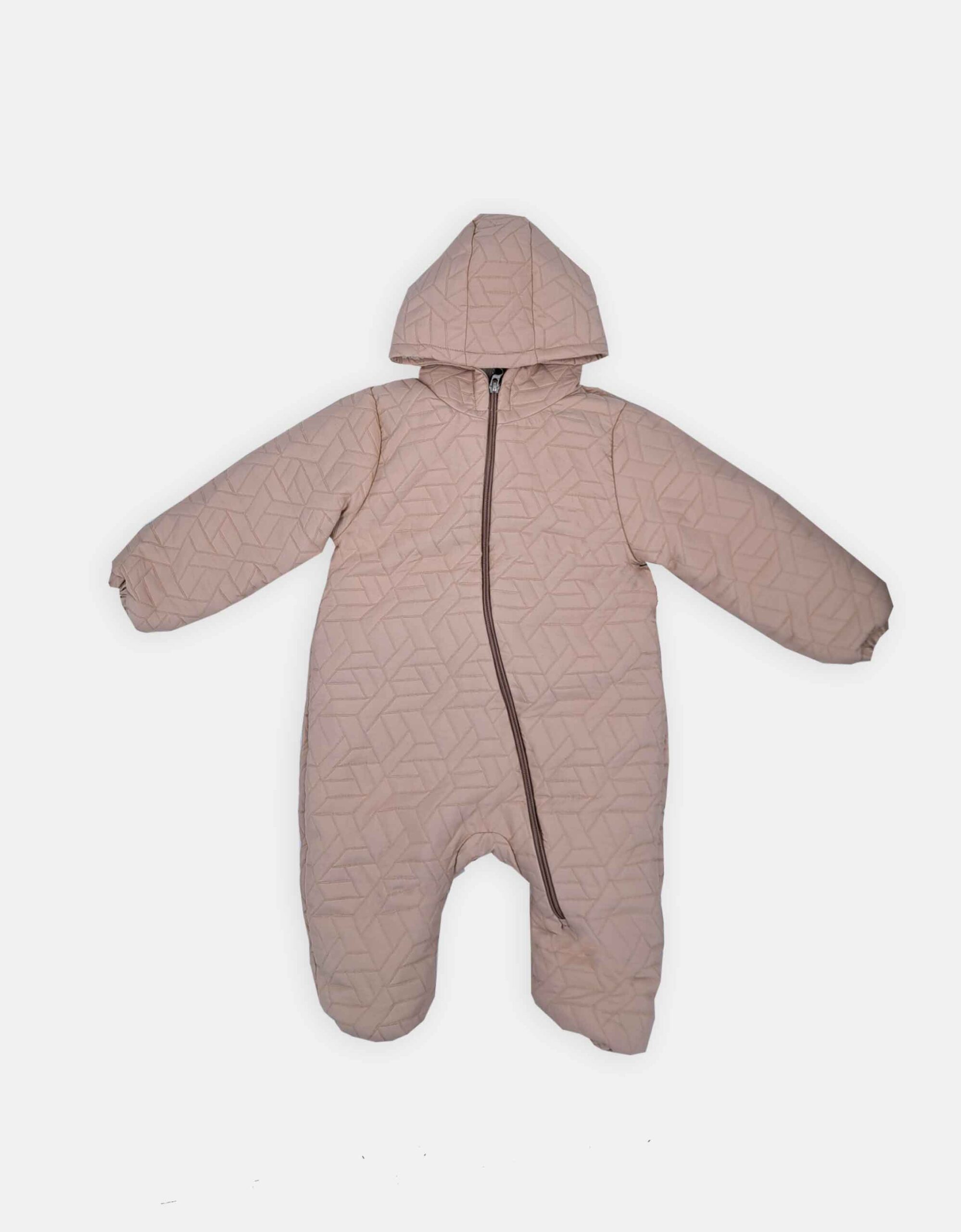 کاپشن سرهمی نوزادی رالین 313 | کودک لباس بچه گانه رنگ کرم