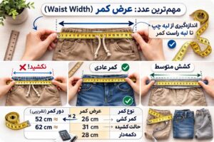 عرض کمر مهم ترین عدد | لباس کودک